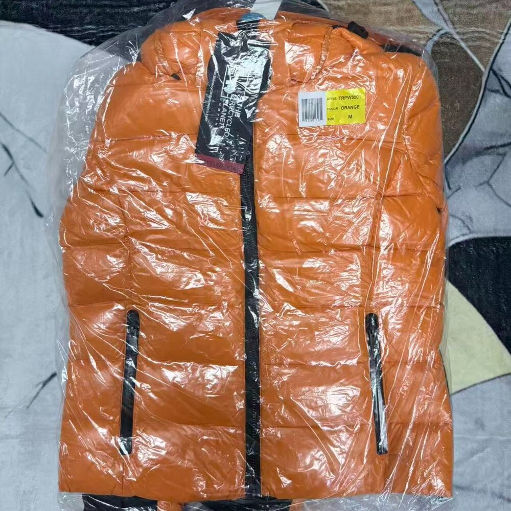 The Recycled Planet Mens Puffer Jacket M